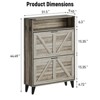 Shoe Cabinet with 2 Flip Drawers - 2 of 4