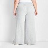 Women's Mid-Rise Fleece Boxer Sweatpants - Future Collective Gray - 2 of 3