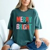 Simply Sage Market Women's Merry and Bright Colorful Short Sleeve Garment Dyed Tee - 2 of 4