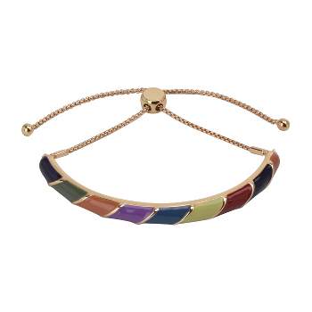 Isaac Mizrahi New York Gold Tone And Enamel Y Necklace : Target