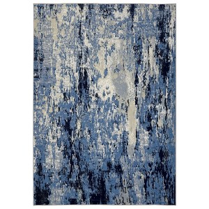 COZONY Modern Abstract Washable Runner Rug, Non-Slip Low Pile Stain Resistant - 1 of 4