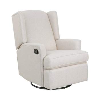 Second Story Home Hemingway Swivel Recliner Chair - Canvas