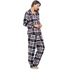 Ashford & Brooks Women's Flannel Plaid Pajamas Long Pj Set - 2 of 4