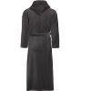 ADR Men's Robe, Plush Fleece Hooded Bathrobe Man, Long Warm Cozy Bath Robe Man - 2 of 4