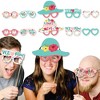 Big Dot of Happiness Colorful Floral Happy Mother's Day Glasses - Paper Card Stock We Love Mom Party Photo Booth Props Kit - 10 Count - 2 of 4