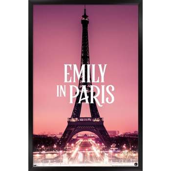 Trends International Emily In Paris - Eiffel Tower Framed Wall Poster Prints