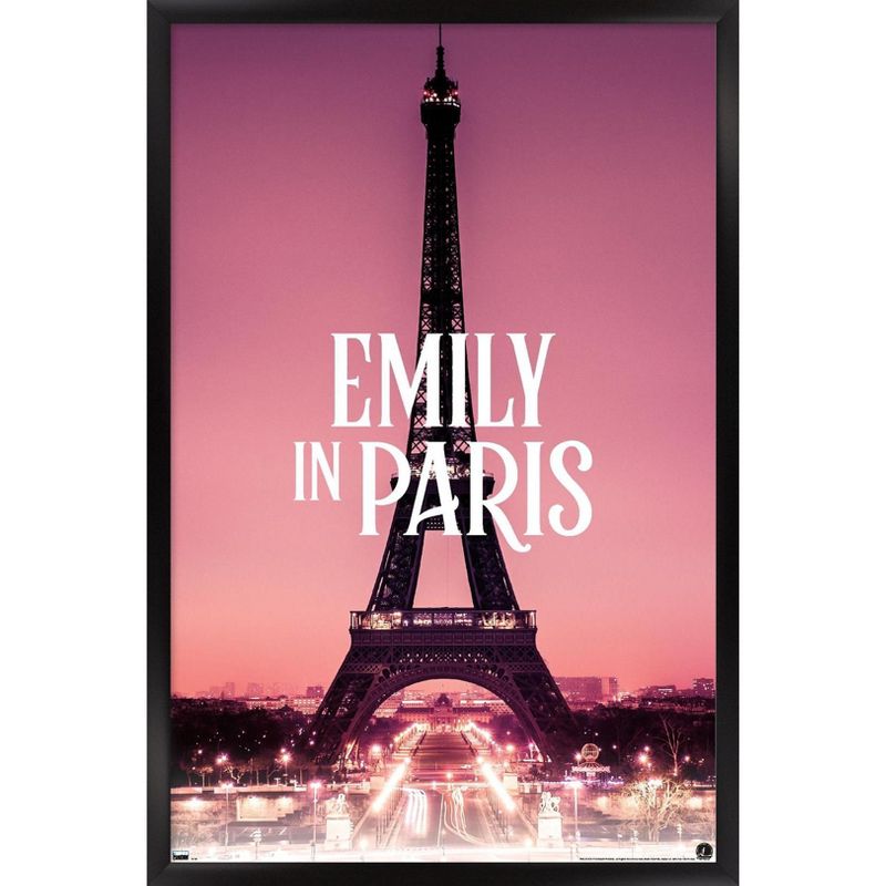 Trends International Emily In Paris - Eiffel Tower Framed Wall Poster Prints, 1 of 7