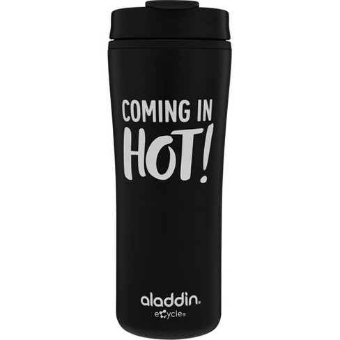 Aladdin 16oz Plastic Coming In Hot Travel Mug Black Target