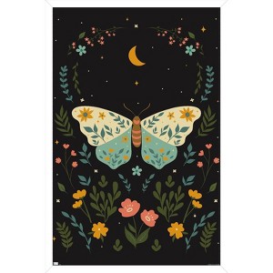 Trends International Cozy Joy - Boho Butterfly Framed Wall Poster Prints - 1 of 4