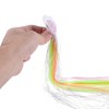 Unique Bargains Women Fashion Heart shape Wig Braiding Clip Colorful 1 Pc - 4 of 4
