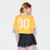 Women's Game Day Cropped Elbow Sleeve V-Neck Athletic Jersey - Wild Fable™ - 3 of 3