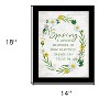 HomeRoots Spring Reminder Black Framed Print Wall Art - 3 of 3