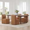 Spruce&Spring Upholstered Dining Chairs with Casters Set of 2 - 2 of 4