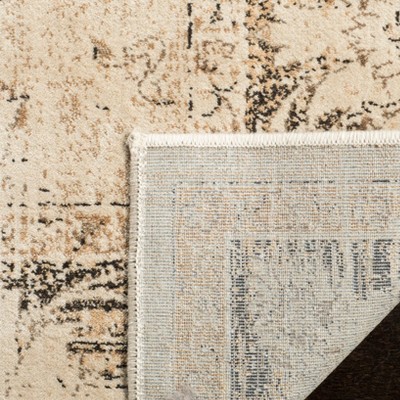 Vintage Stone 8' x 8' Square Viscose Area Rug