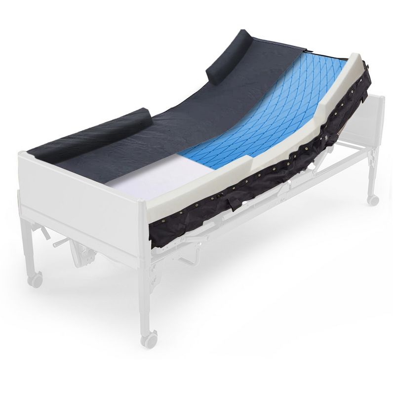 ProHeal Multi-Tiered Foam Hospital Raised-Rail Bed Mattress - 36" x 76" x 6", 1 of 6