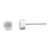 Haus of Brilliance 10K White Gold 1/5 Cttw Near Colorless Diamond Bezel-Set Stud Earrings - 3 of 4