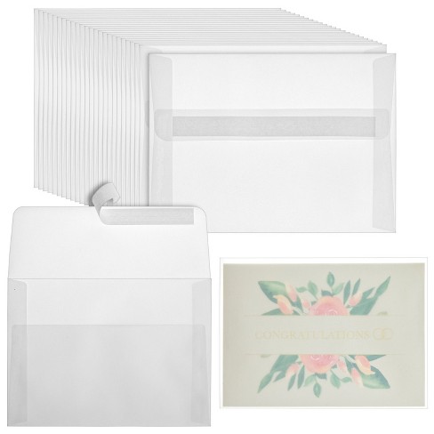 Buy Glassine Envelopes, 6 x 3 1/2, Translucent Envelopes