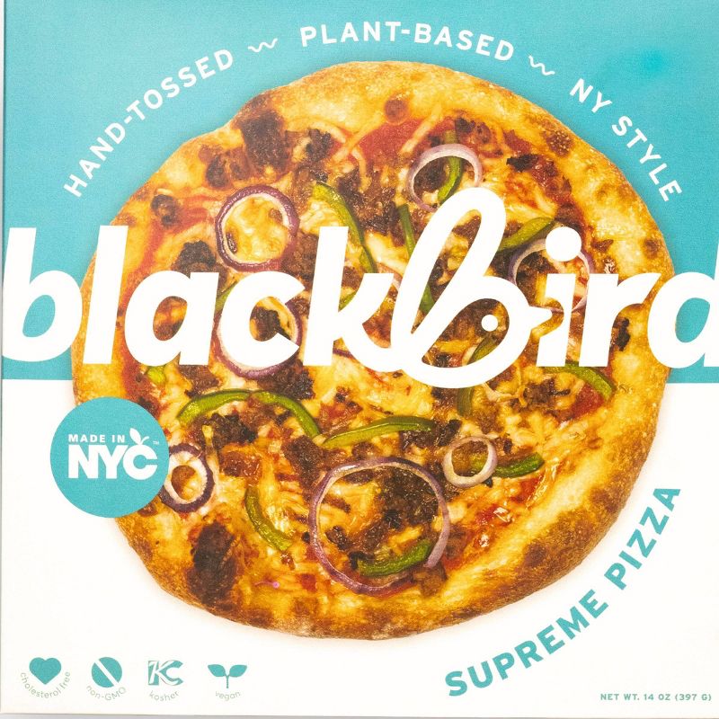 Blackbird Frozen Supreme Plant Based Pizza - 14oz, 1 of 6