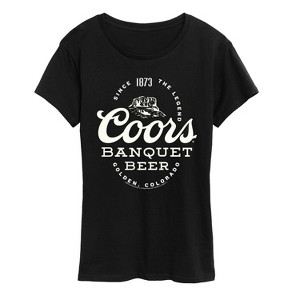 Women's - Coors - Banquet Beer Short Sleeve Graphic T-Shirt - 1 of 4