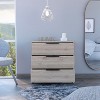 CAVINAS 3 Drawer Dresser for Bedroom with Black Metal Handle Design,Modern Chest of Drawers,Freestanding Dresser for Bedroom - 2 of 4