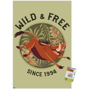 Trends International Disney The Lion King 30th - Wild & Free Unframed Wall Poster Prints - 1 of 4