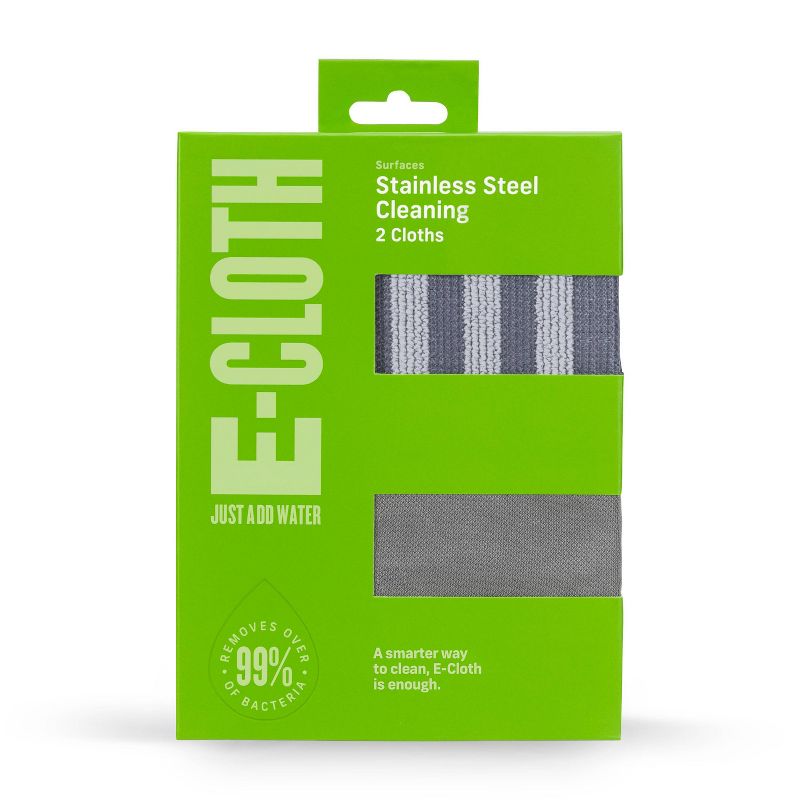 E-Cloth Stainless Steel Microfiber Cleaning Cloth Set - 2ct, 5 of 11