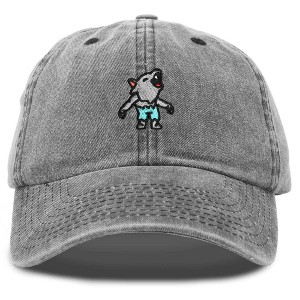 Dalix Werewolf Embroidered Moon Dad Hat Cotton Baseball Cap Adjustable Mens - 1 of 4