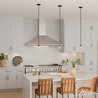 Matte Black Mini Globe Pendant Light with Clear Glass