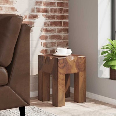 Stool Solid Teak Wood vidaXL