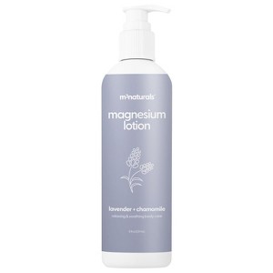 Lavender & Chamomile Magnesium Lotion for Sleep, Relaxing Nighttime Cream for Leg Cramps, Sore Feet & Joints, M3 Naturals, 8 fl oz - 1 of 4
