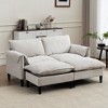Convertible Combination Sofa Sofa U-Shaped Sofa with Footstools with Storage,  2-Seater Combination Sofa - 2 of 4