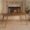NicBex Outdoor Dining Table,Square/Rectangular Patio Table with Acacia Wood Top for 3-4 Person,Outdoor Furniture - 2 of 4