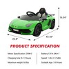 Licensed Lamborghini Kids Electric Car - 12v Ride-on with Parent Remote, 2-Speed Modes, Engine Sounds & LED Lights | Auto Doors for Boys & Girls - 2 of 4