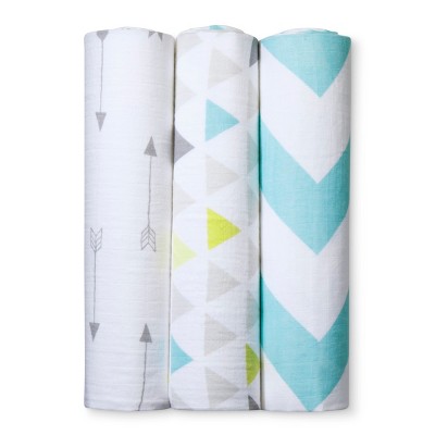 cloud island muslin swaddle blankets