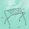 Luggage Rack, Suitcase Stands, Luggage Stand, Foldable Steel Frame,Holds up to 110 lb, 27 x 14.8 x 22.6 inches - 4 of 4