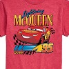 Men's - Cars - Lightning McQueen Think Fast 95 Short Sleeve Graphic T-Shirt - 2 of 4