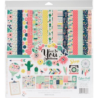 Echo Park Collection Kit 12"X12"-Just Be You