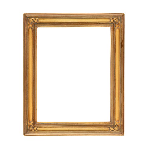 CustomPictureFrames.com 15x25 Frame Gold Real Wood Picture Frame Width 1.75 Inches | Interior Frame Depth 0.5 Inches | Museum Gold Ornate Photo Frame