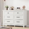 homfan 6 Dresser for Bedroom, 47.2" Wide Drawer Dresser with Storage Freestanding, Wooden Closet Storage Chest for Living Room, Bedroom - 2 of 4