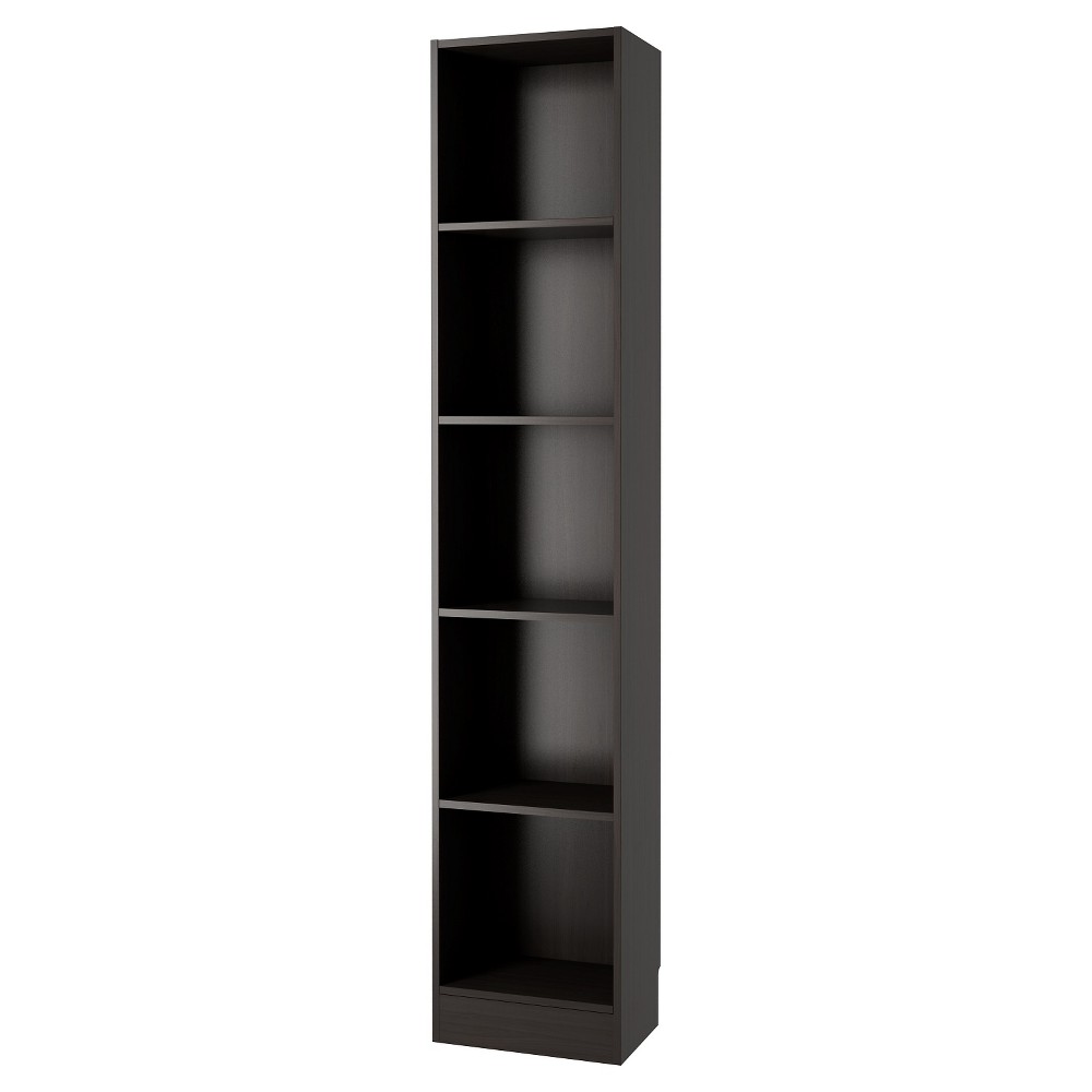 UPC 840268100476 product image for Bookcase: 5 Shelf Element Narrow Bookcase-Coffee, Brown | upcitemdb.com