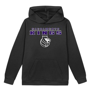 NBA Sacramento Kings Boys' Poly Hooded Sweatshirt - 1 of 1