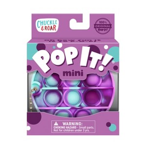 Chuckle & Roar Mini POP It! Purple Blue Tie Dye Circle - 1 of 3