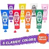 Imagination Works Washable Finger Paint for Kids, Variety 8 Pack - 3 of 4