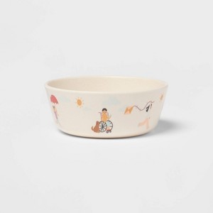 Bamboo Melamine Cereal Bowl - Pillowfort™ - 1 of 3