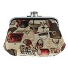 CTM Women's Boutique Theme Tapestry Coin Purse Wallet - 3 of 3