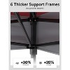 Gazebo Tent 13x13 Pop Up Instant Canopy Tent with 4 Sand Bags & Mosquito Netting for Backyard Garden Patio, Height Adjustable - 4 of 4