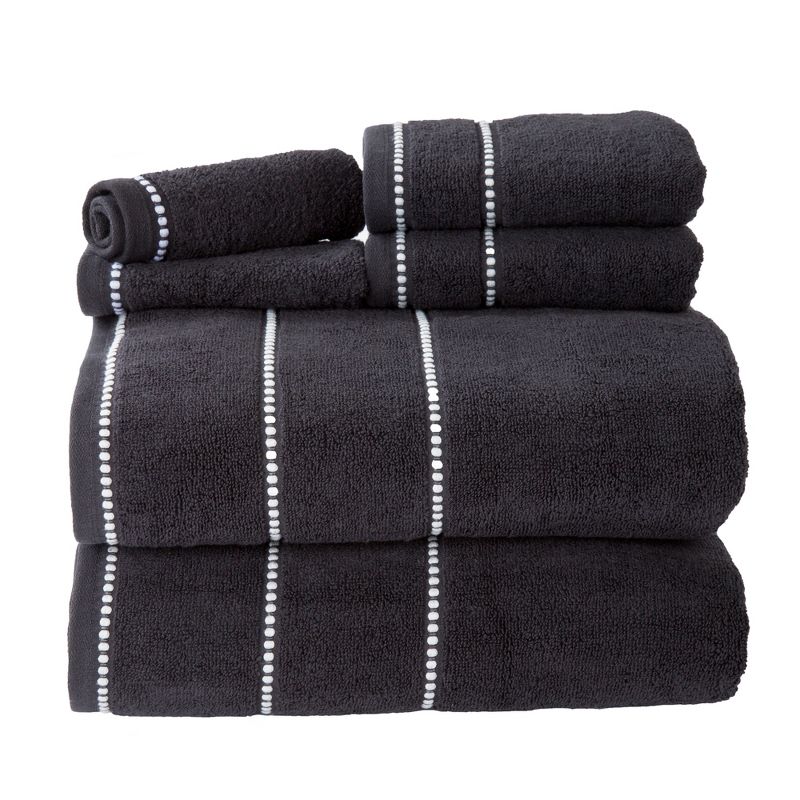 Lavish Home 12PC Cotton Bath Towel Set - Quick Dry Towels with 4 Bath Towels, 4 Hand Towels, and 4 Washcloths, 4 of 7