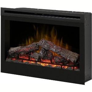 Dimplex 33" W x 23.37" H x 9.54" D Plug-in Electric Fireplace - Black, DF3033ST - 1 of 3