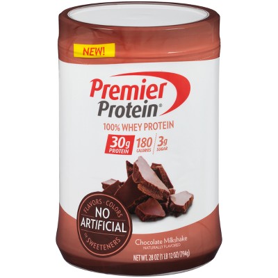 Premier Protein 100% Whey Protein Powder - Chocolate Milkshake - 17 Serve