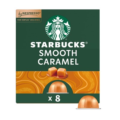 Starbucks by Nespresso Original Line Pods - Light Roast Coffee -Smooth Caramel - 1 Box (8 Pods)